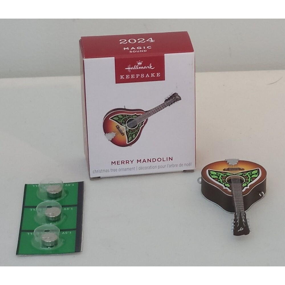MERRY MANDOLIN - 2024 Hallmark Keepsake Miniature Ornament - MAGIC - NEW - Picture 4 of 11